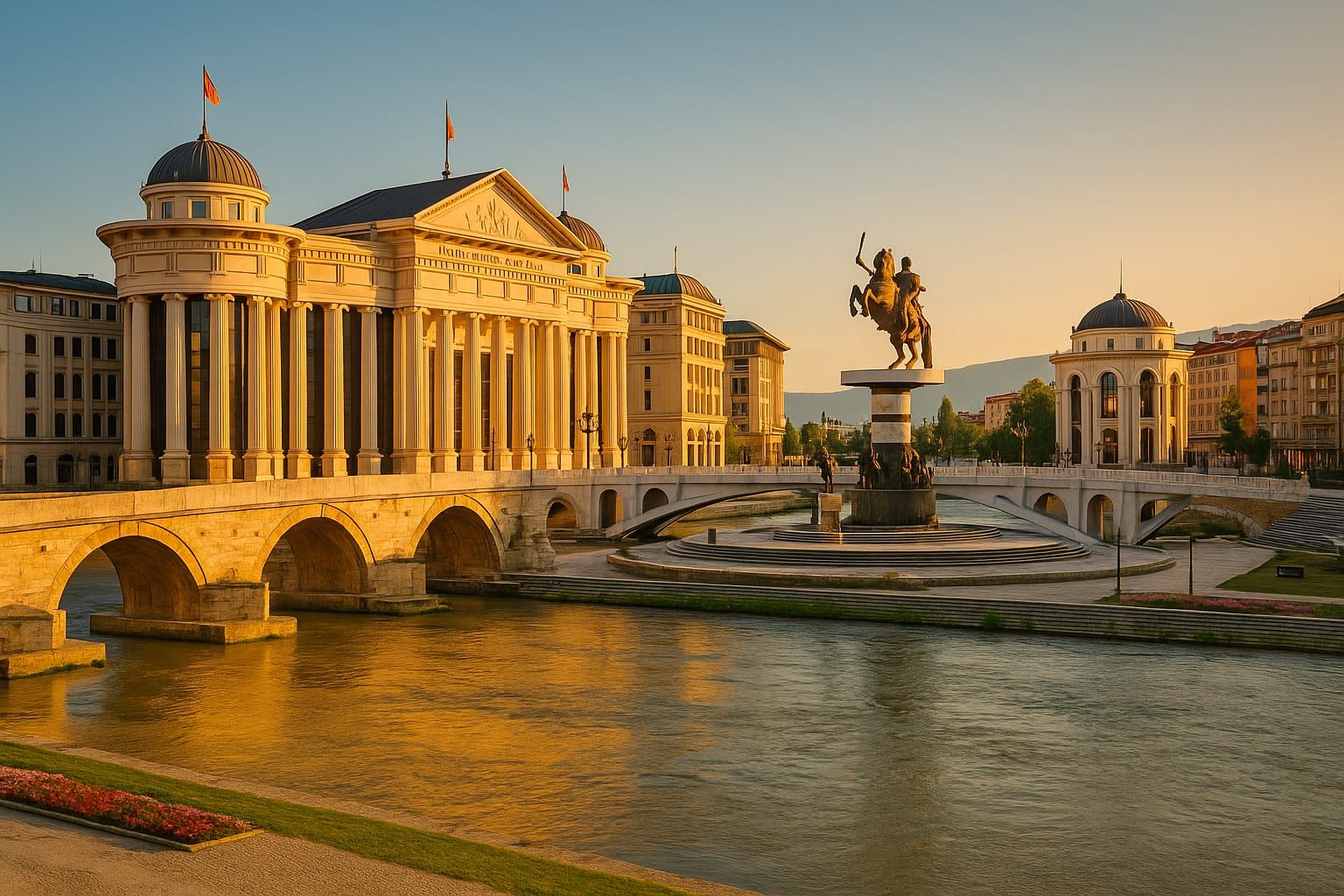 Skopje: la singular capital de Macedonia del Norte